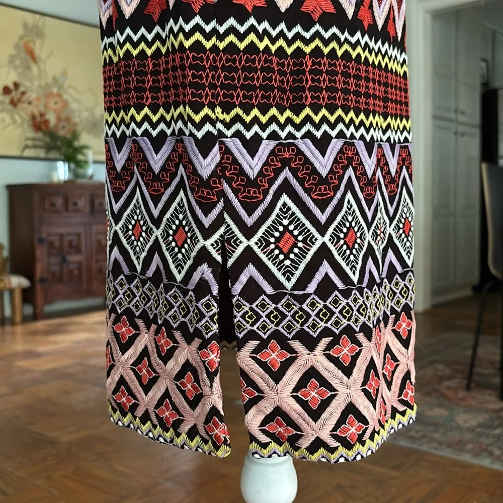 Anthropologie Akemi + Kin Geo-Embroidered Column Dress - Picture 9 of 15